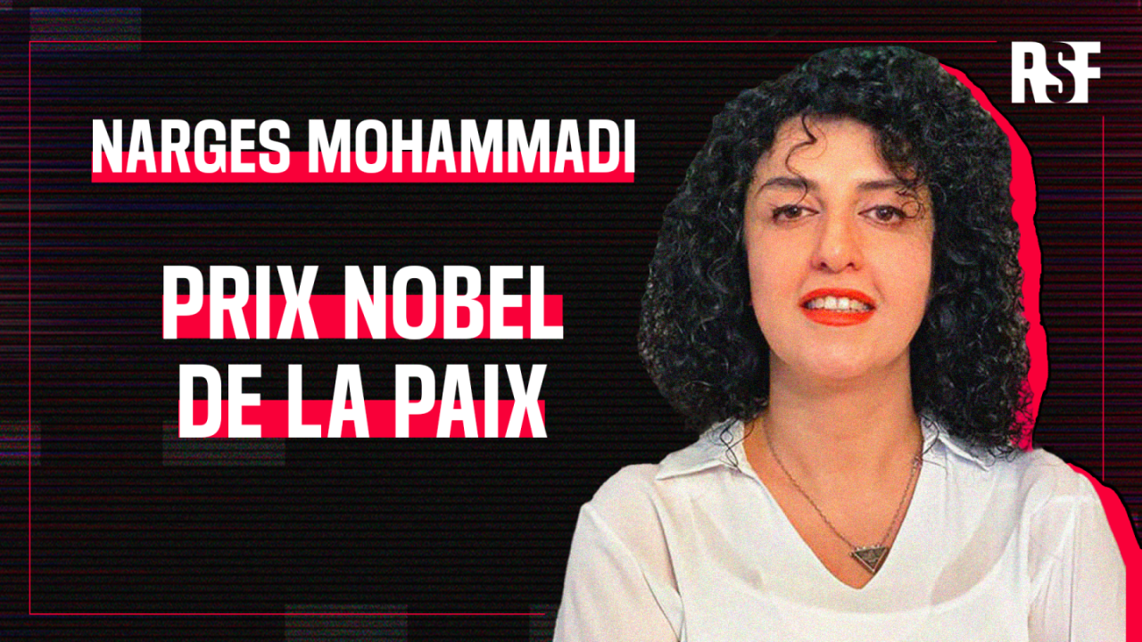 La Journaliste Iranienne Narges Mohammadi Sacrée Prix Nobel De La Paix ...